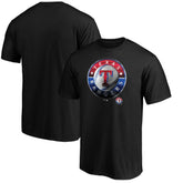Black Texas Rangers Team Midnight Mascot T-Shirt