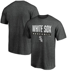 Charcoal Chicago White Sox Team Win Stripe T-Shirt