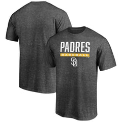 Charcoal San Diego Padres Team Win Stripe T-Shirt