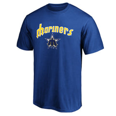 Royal Seattle Mariners Team Cooperstown Collection Wahconah T-Shirt
