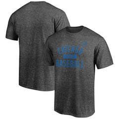 Charcoal Chicago Cubs Team Primary Pill T-Shirt