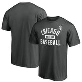 Charcoal Chicago White Sox Team Primary Pill T-Shirt