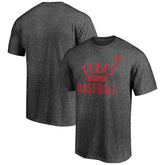 Charcoal Texas Rangers Team Primary Pill T-Shirt