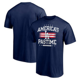 Navy Los Angeles Dodgers Team America's Pastime T-Shirt