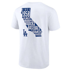 White Los Angeles Dodgers Team Hot Shot T-Shirt