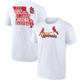 White St. Louis Cardinals Team Hot Shot T-Shirt