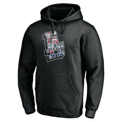 Black Los Angeles Dodgers Team Hometown Collection Tag Pullover Hoodie