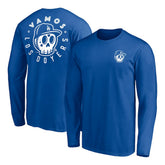 Royal Los Angeles Dodgers Team Hometown Collection Sugar Skull Long Sleeve T-Shirt