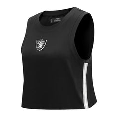 Pro Standard Women's Ombre Wordmark Classic Cropped Tank Top - Las Vegas Raiders Tops
