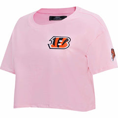 Pro Standard Women's Cropped Boxy T-Shirt - Cincinnati Bengals T-shirts
