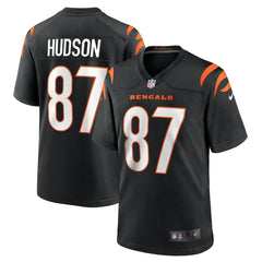 Tanner Hudson Home Game Player Jersey - Cincinnati Bengals Jerseys