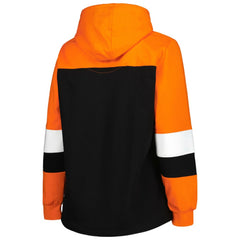 Black San Francisco Giants Women's Plus Size Colorblock Pullover Hoodie