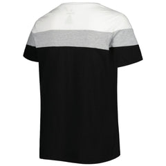 White/Black San Francisco Giants Women's Plus Size Colorblock T-Shirt