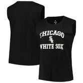 Black Chicago White Sox Profile Women's Plus Size Tank Top