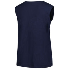 Navy Houston Astros Profile Women's Plus Size Tank Top
