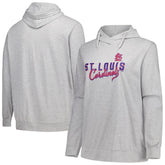 Heather Gray Profile St. Louis Cardinals Women's Plus Size Pullover Hoodie