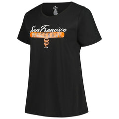 Black/Heather Gray San Francisco Giants Profile Women's Plus Size T-Shirt Combo Pack