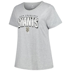 Black/Heather Gray San Francisco Giants Profile Women's Plus Size T-Shirt Combo Pack