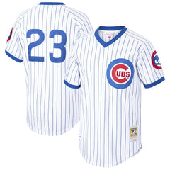 White Ryne Sandberg Chicago Cubs Cooperstown Collection 1987 Authentic Player Jersey