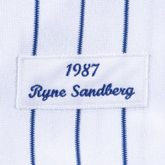 White Ryne Sandberg Chicago Cubs Cooperstown Collection 1987 Authentic Player Jersey