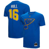 NHL Brett Hull St. Louis Blues Mitchell & Ness Name & Number T-Shirt