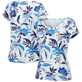 White Houston Astros Tommy Bahama Women's Aubrey Romantic Blooms IslandZone T-Shirt