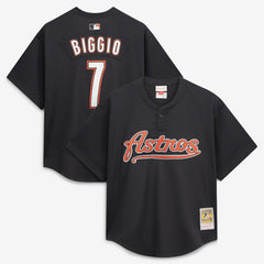 Black Craig Biggio Houston Astros Mitchell & Ness Authentic Batting Practice Jersey