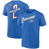Shai Gilgeous-Alexander Oklahoma City Thunder Full-Court Press Name & Number T-Shirt