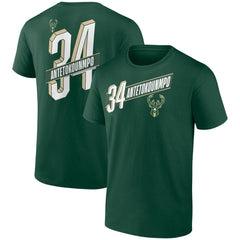 Giannis Antetokounmpo Milwaukee Bucks Full-Court Press Name & Number T-Shirt