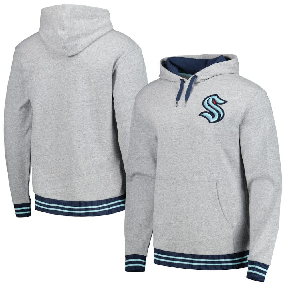 NHL Seattle Kraken Mitchell & Ness Classic French Terry Pullover Hoodie