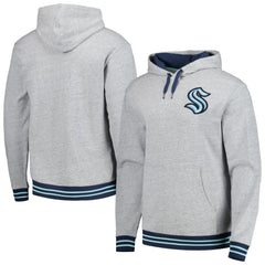 NHL Seattle Kraken Mitchell & Ness Classic French Terry Pullover Hoodie