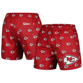 Pro Standard Allover Print Mini Logo Shorts - Kansas City Chiefs Shorts