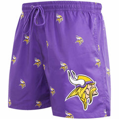 Pro Standard Allover Print Mini Logo Shorts - Minnesota Vikings Shorts