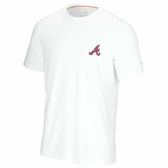 White Atlanta Braves Tommy Bahama Playa Ball T-Shirt