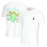 White Los Angeles Angels Tommy Bahama Playa Ball T-Shirt
