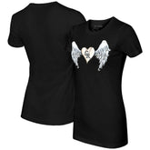 Black Colorado Rockies Tiny Turnip Women's Angel Wings T-Shirt