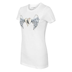 White Chicago White Sox Tiny Turnip Women's Angel Wings T-Shirt