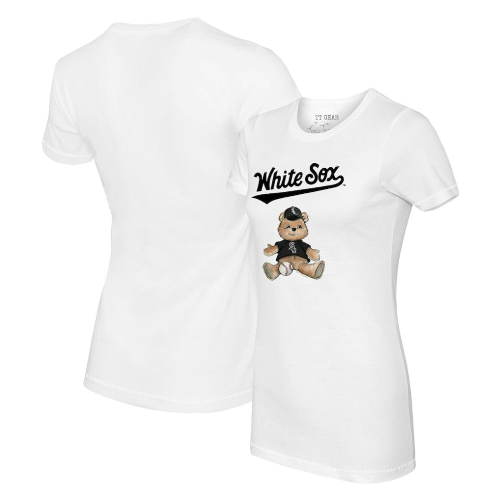 White Chicago White Sox Tiny Turnip Women's Teddy Boy T-Shirt