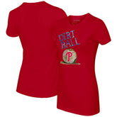Red Philadelphia Phillies Tiny Turnip Women's Dirt Ball T-Shirt