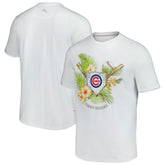 White Chicago Cubs Tommy Bahama Island League T-Shirt