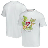 White Washington Nationals Tommy Bahama Island League T-Shirt