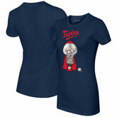 Navy Minnesota Twins Tiny Turnip Women's Gumball Machine T-Shirt