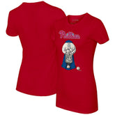 Red Philadelphia Phillies Tiny Turnip Women's Gumball Machine T-Shirt
