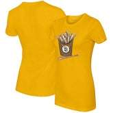 Gold San Diego Padres Tiny Turnip Women's Hot Bats T-Shirt