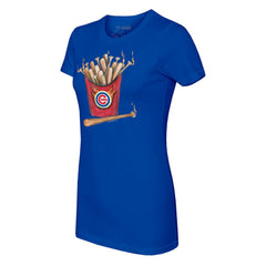 Royal Chicago Cubs Tiny Turnip Women's Hot Bats T-Shirt