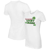 White Philadelphia Phillies Tiny Turnip Women's Lucky Charm T-Shirt