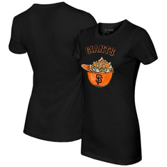 Black San Francisco Giants Tiny Turnip Women's Nacho Helmet T-Shirt