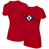 Red St. Louis Cardinals Tiny Turnip Women's Prism Arrows T-Shirt