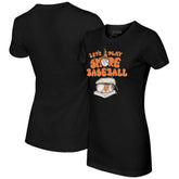 Black San Francisco Giants Tiny Turnip Women's Smores T-Shirt