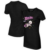Black Chicago White Sox Tiny Turnip Women's Space Unicorn T-Shirt